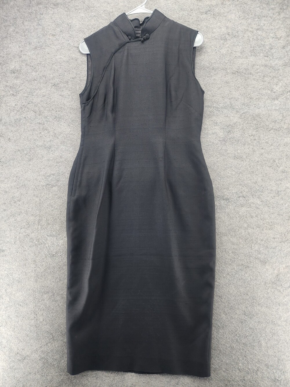 The J Peterman Co Dress Womens 6 Sleeveless Black Silk